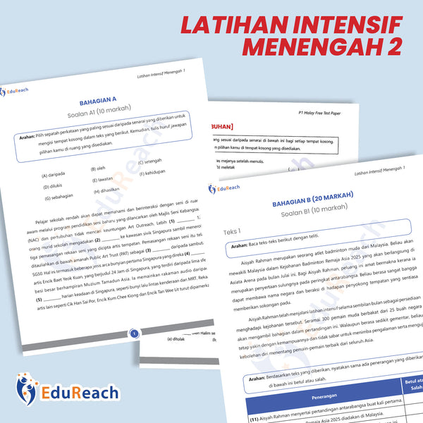 (Test Paper) Latihan Intensif Menengah 2 - Book Cover