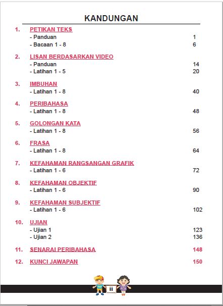 Latihan Efektif Bahasa Melayu Berserta Panduan Lisan Untuk Darjah 5