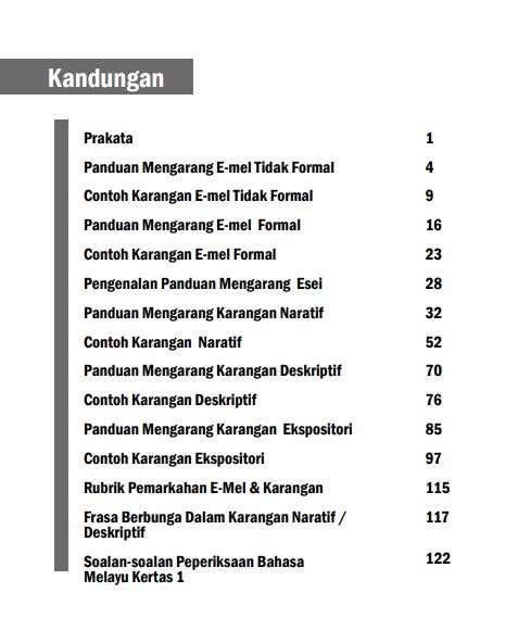 Panduan Mengarang GCE N & O-Level