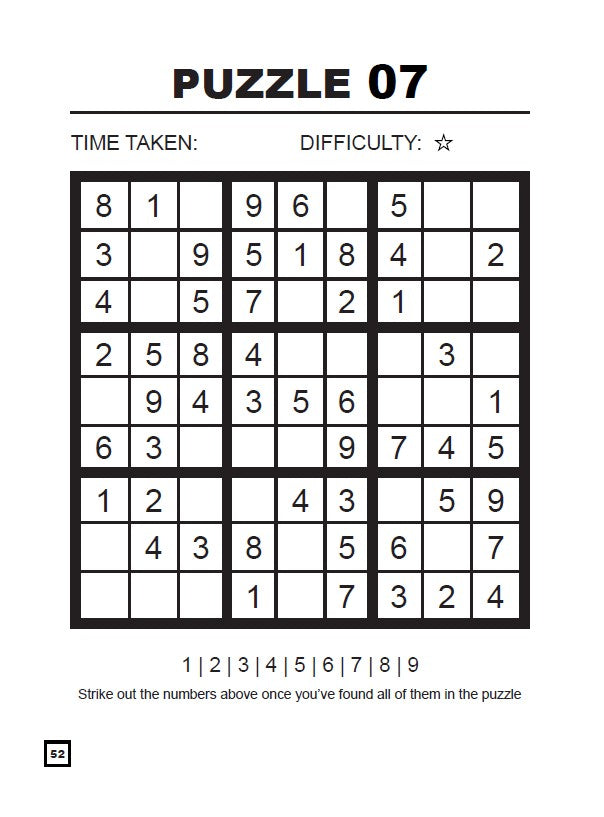 Logical Thinking Sudoku Novice Edition